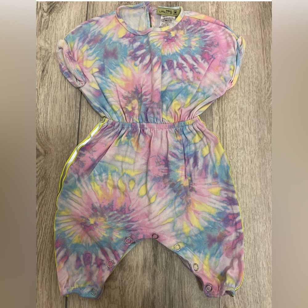 Little Mass Boutique 3 M Super Soft Tie Die Romper